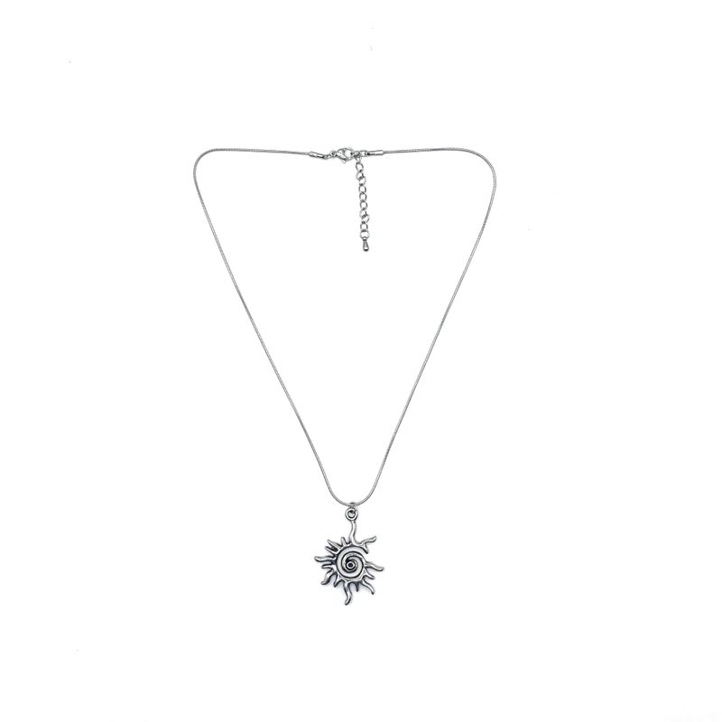 neeka（ニカ）の「[MADE] neeka-サンネックレス (black/silver)（アクセサリー）」