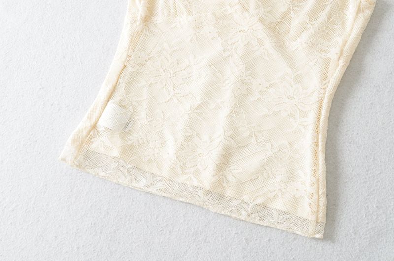 Deni Lace Ribbon Top