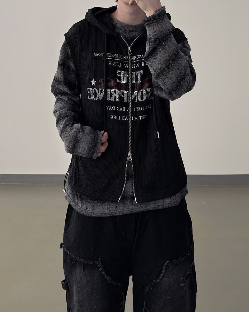 Kaiden Knit Hood Vest