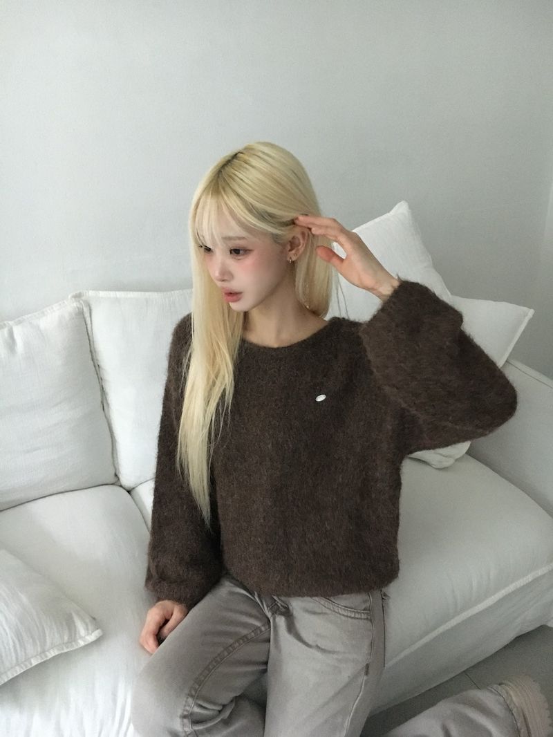 Angora Knit Sweater