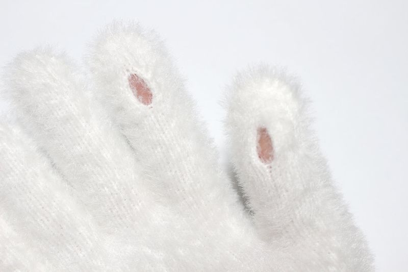 angel touch gloves (white)