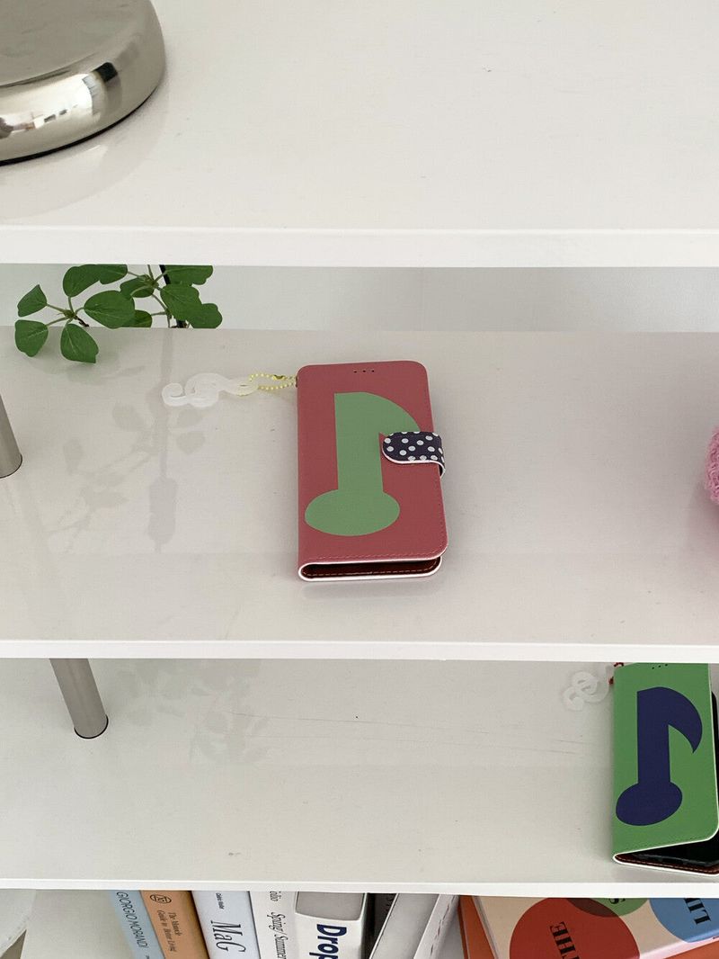[walletcase] pinkmusicnote