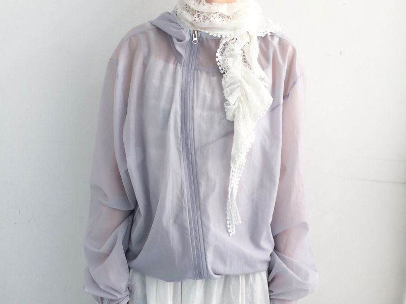 Light touch cropped hooded jacket