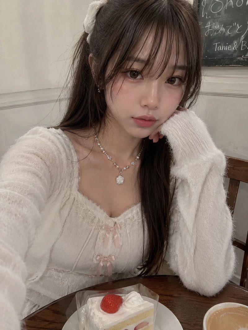 rose pkn necklace