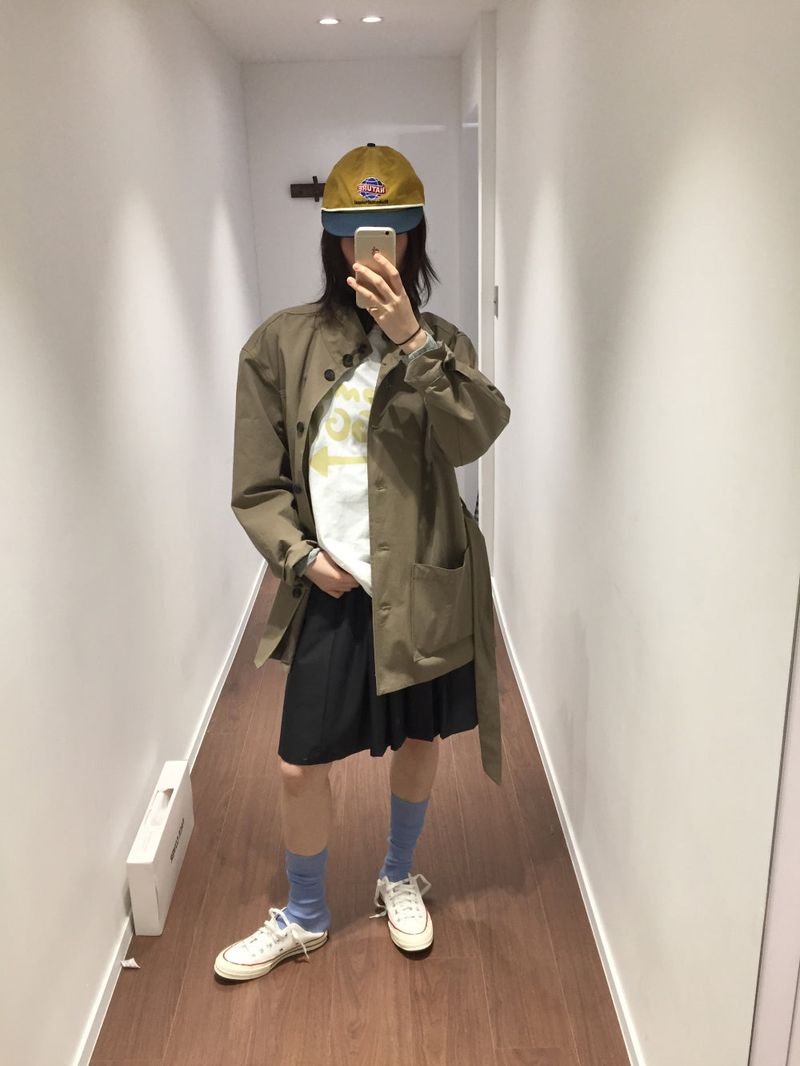 Windsor trench half coat (2color)