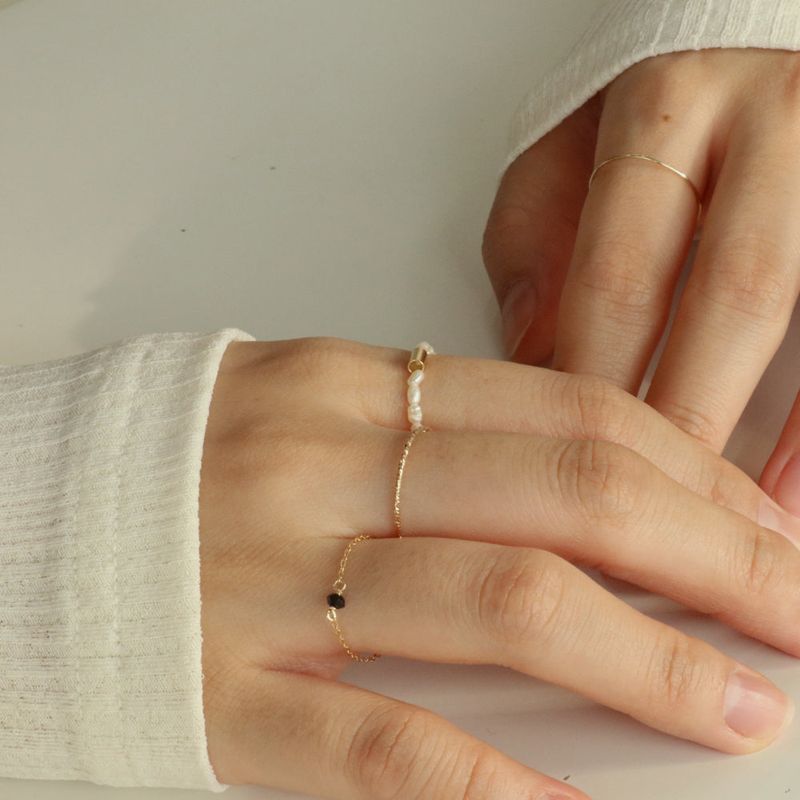 14K GOLD CUTTING RING_2COLOR