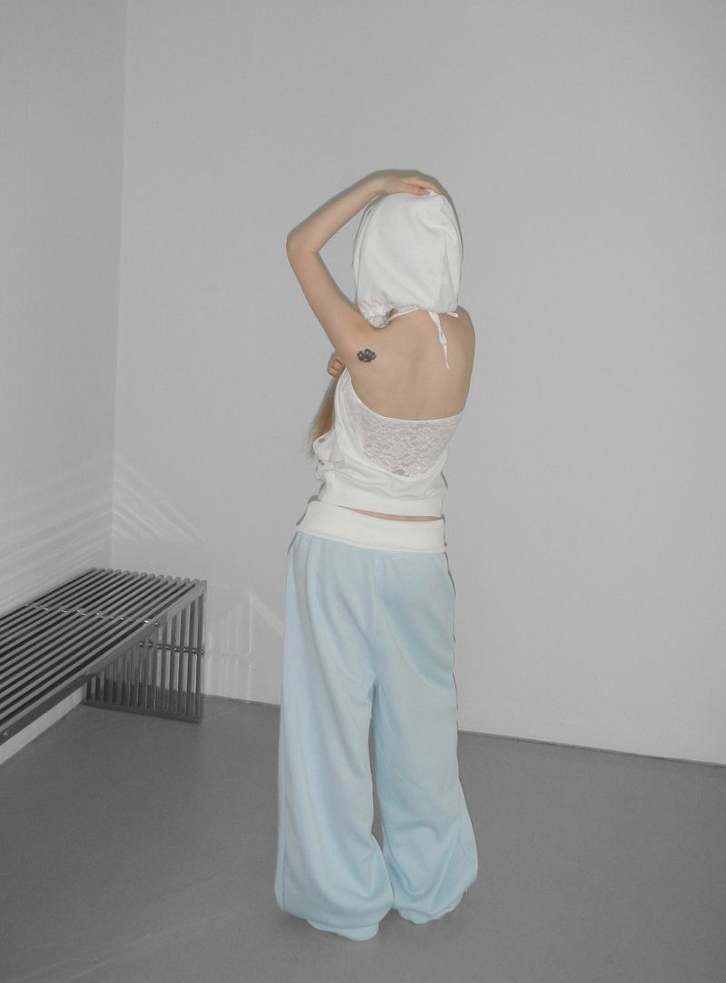puching backless hoodie(3 color)
