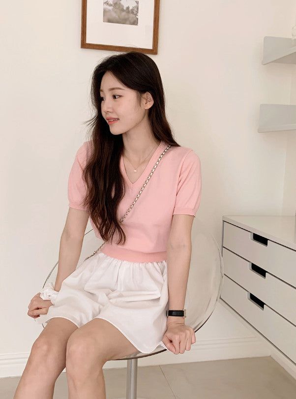 ML Summer Flare Mini Skirt Pants (2color)