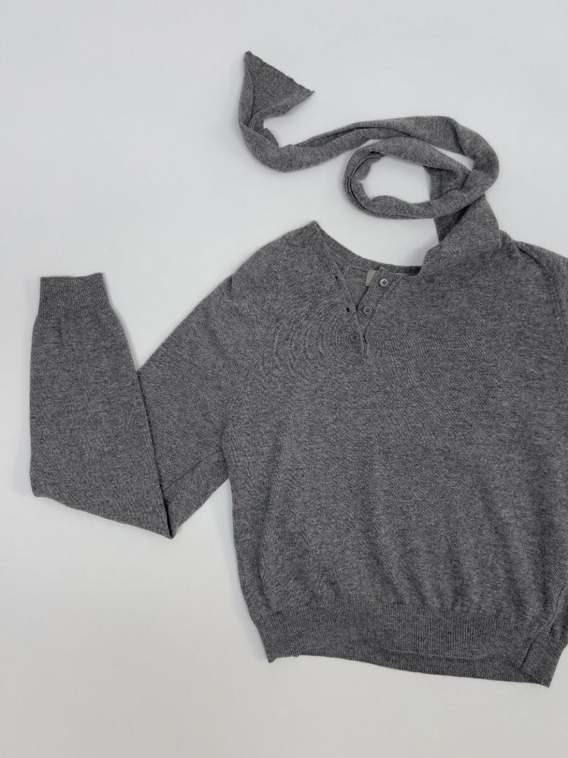 Brick Tie Loose Fit Knit