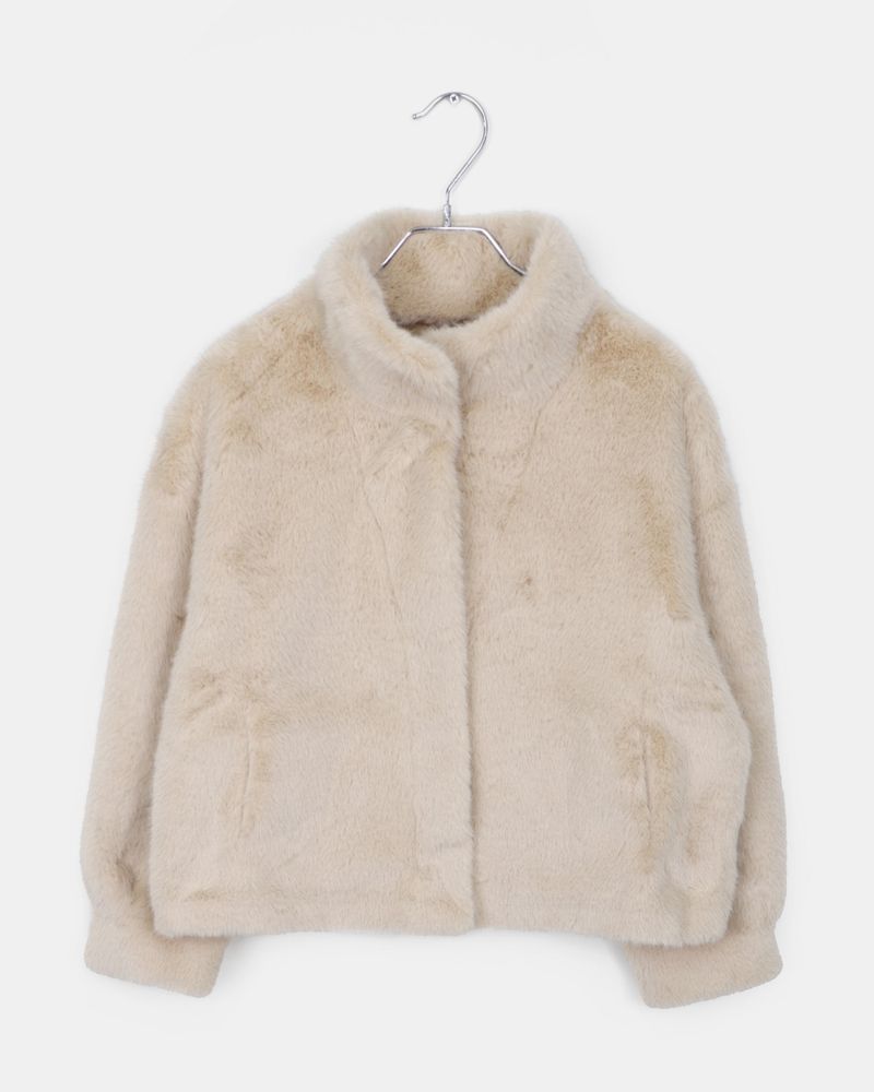 Hoon Hidden Hook Fur Short Jacket