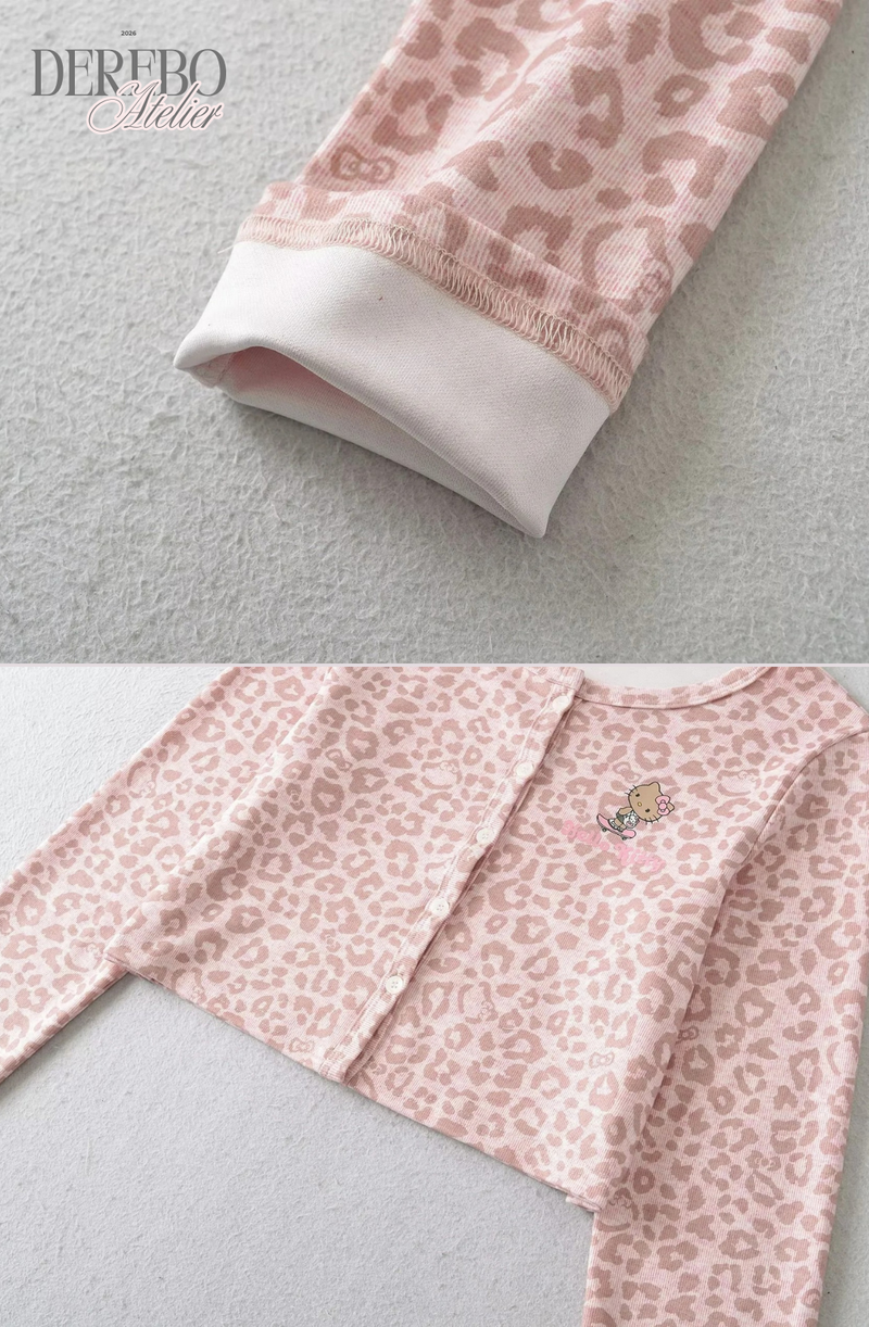 Mob Leopard Three-Piece Trading Set-up (SLEEVELESS TOP)
