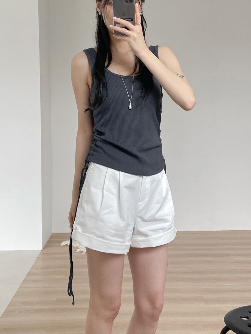 INCHANT ME（インチャントミー）の「String U-Neck Sleeveless Top（Tops）」