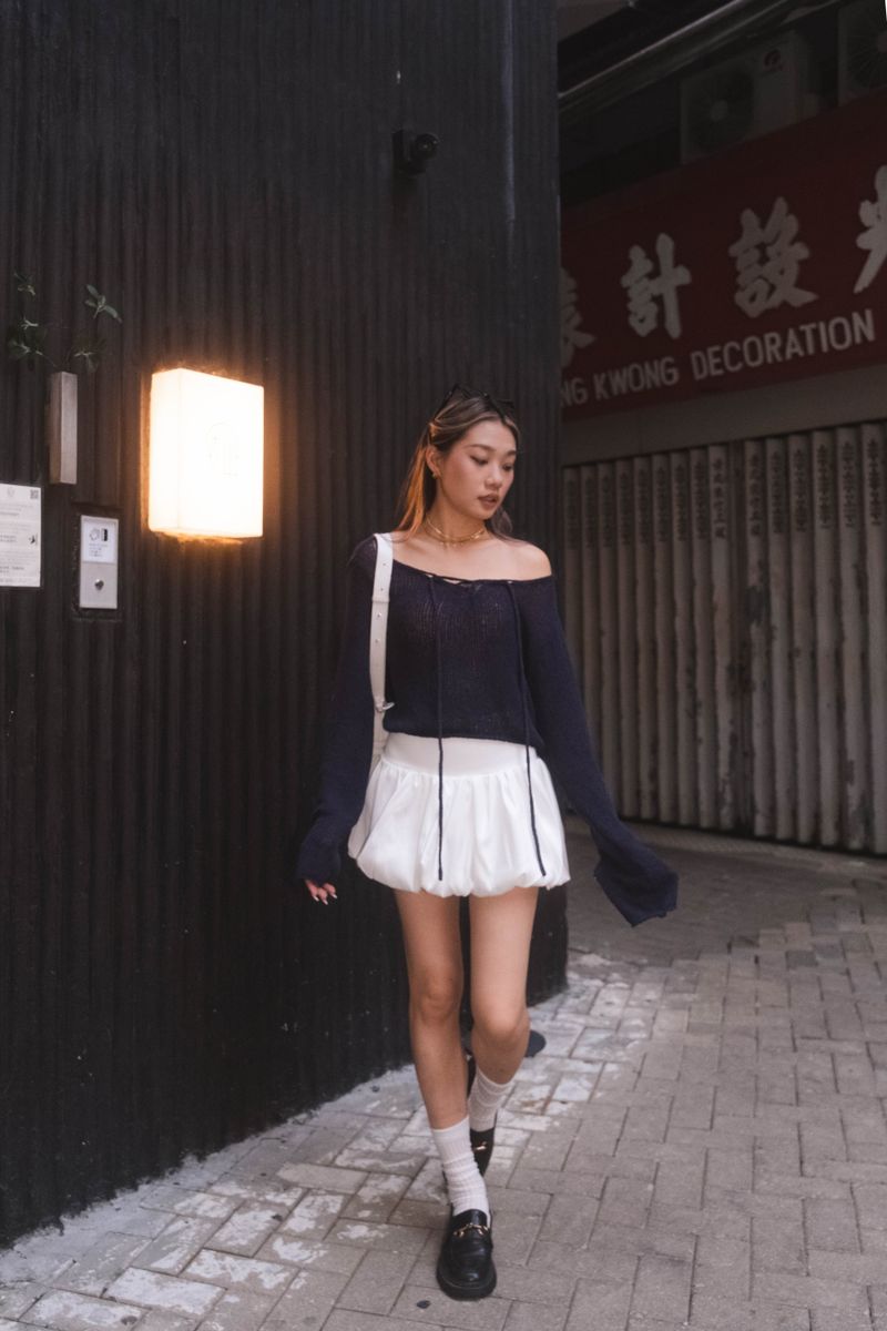 The Flying Bubble Skirt - White