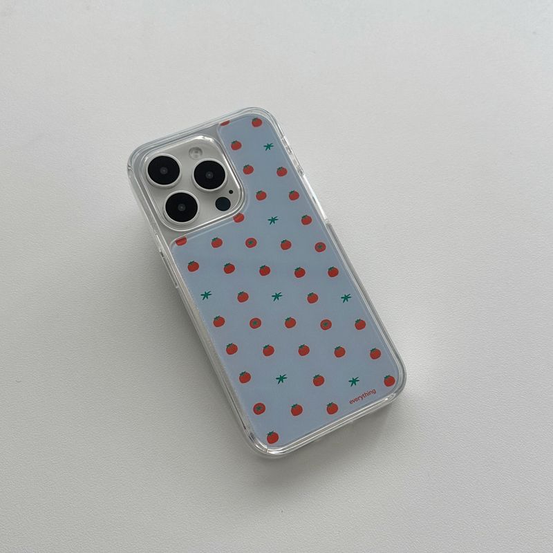 [jelly hard] tomato case - blue