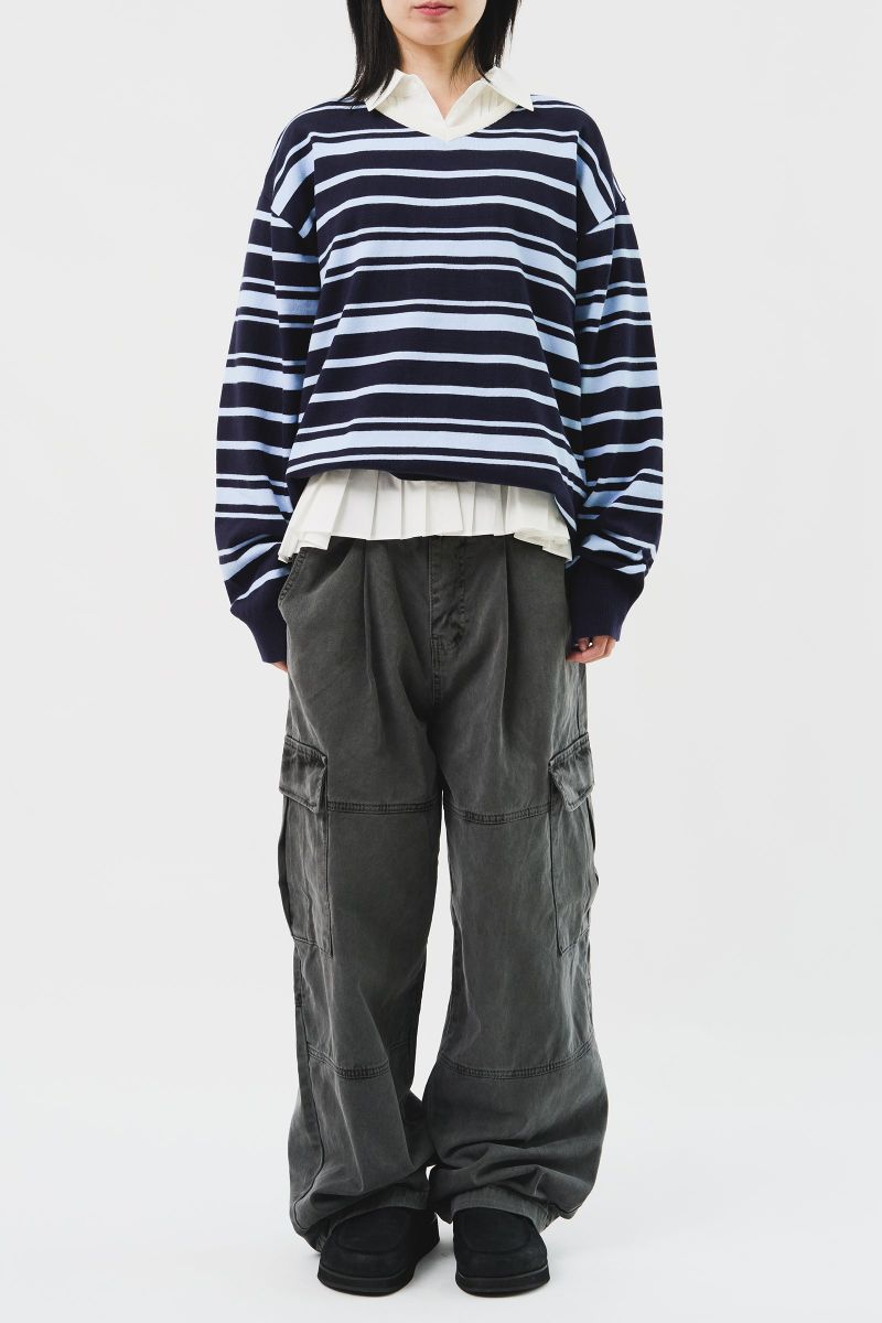 Tora Open Striped Knit (3color)