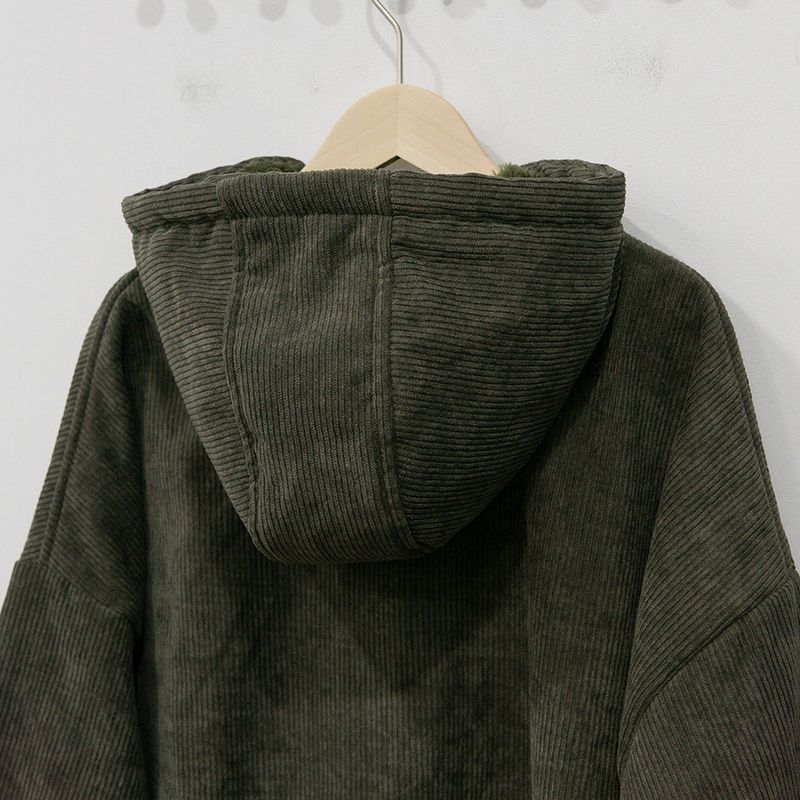 North Corduroy Hooded Jacket