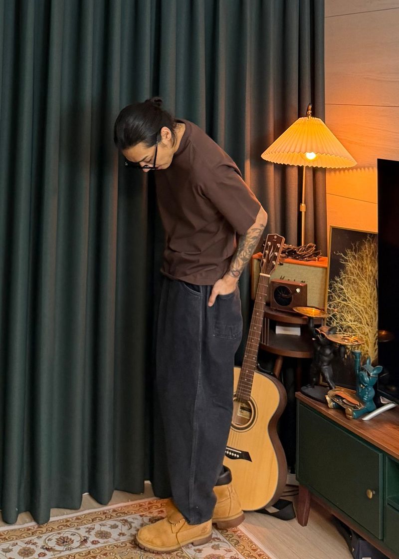 Denim Balloon Baggy Pants 2COLOR