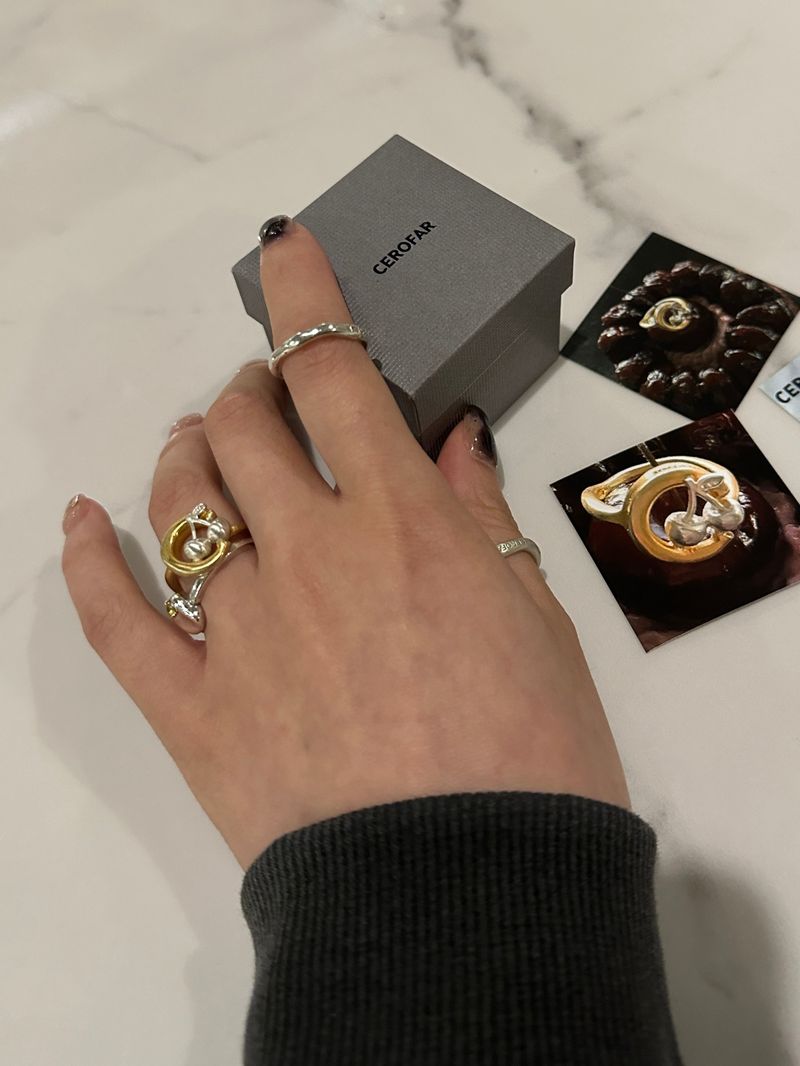 CHERISH RING GOLD(silver+16K gold plated)