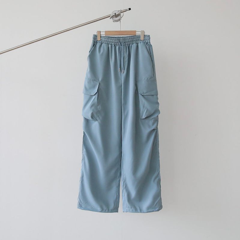 THIN WIDE CARGO PANTS