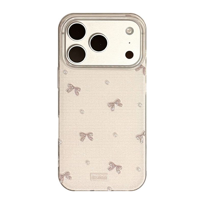 Glitter Diamond Ribbon iPhone Case