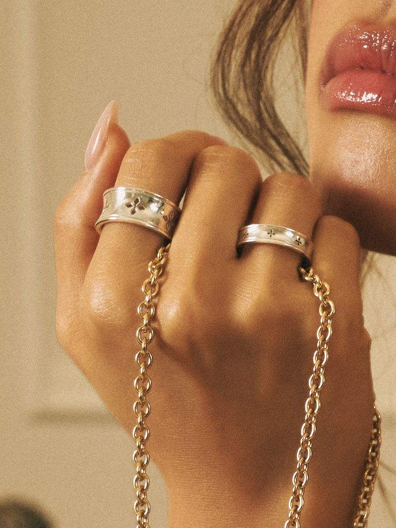 SALTYPIECE（ソルティピース）の「CROSS PUNCHING GUARD RING（Accessories）」