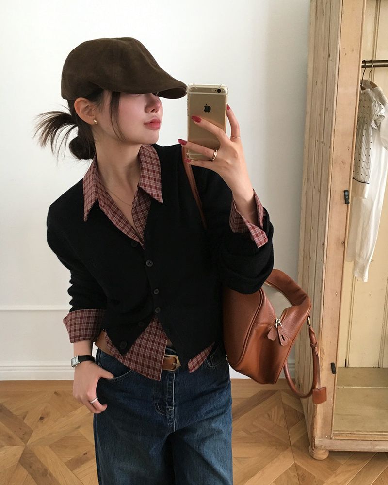 [ORIGINAL] Woolen Balloon Denim Wide Pants