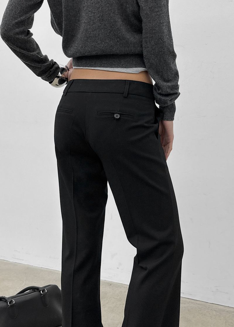 [MADE] Hiku Semi Low-Waist Bootcut Slacks