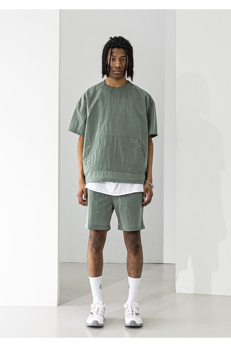 NYLON METAL SHORT PANTS