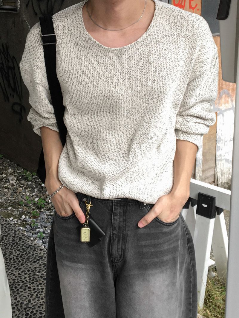 Rick QnQ Round Neck Knit