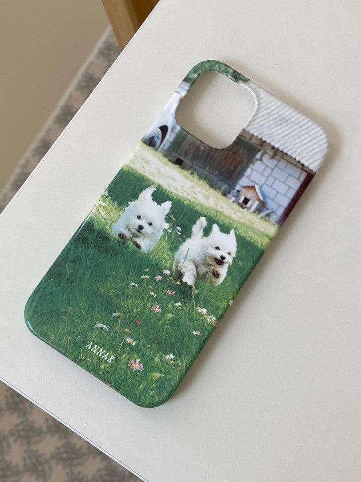 [jogging puppies hard case]