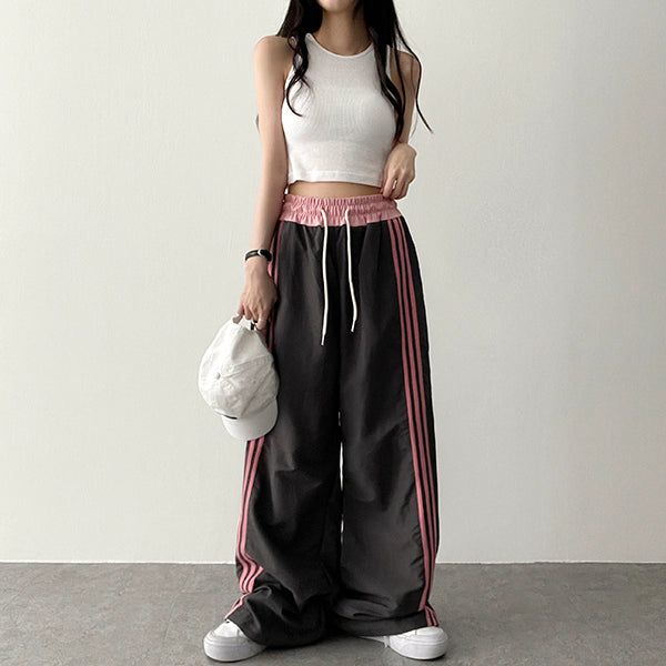 Lark cropped fine ribbed plain sleeveless top