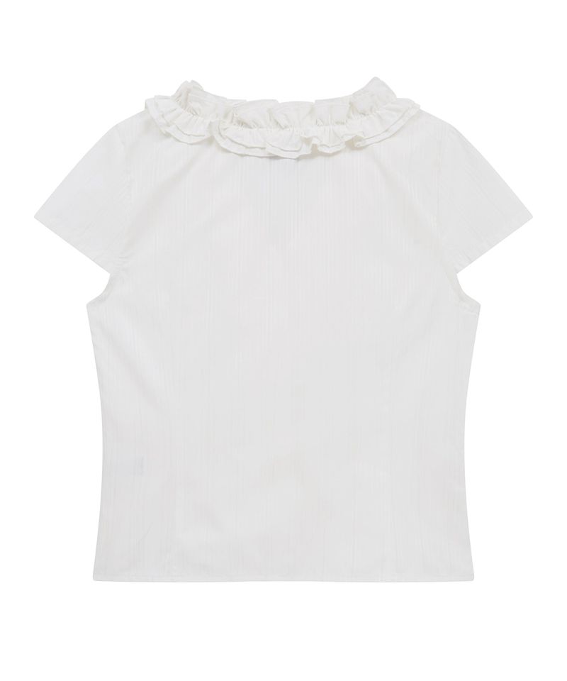 st frill shirt (white)