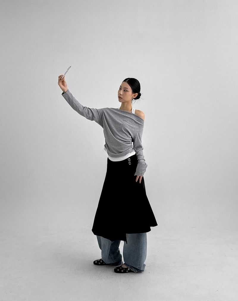 [MADE] Problem Belted Wrap Skirt