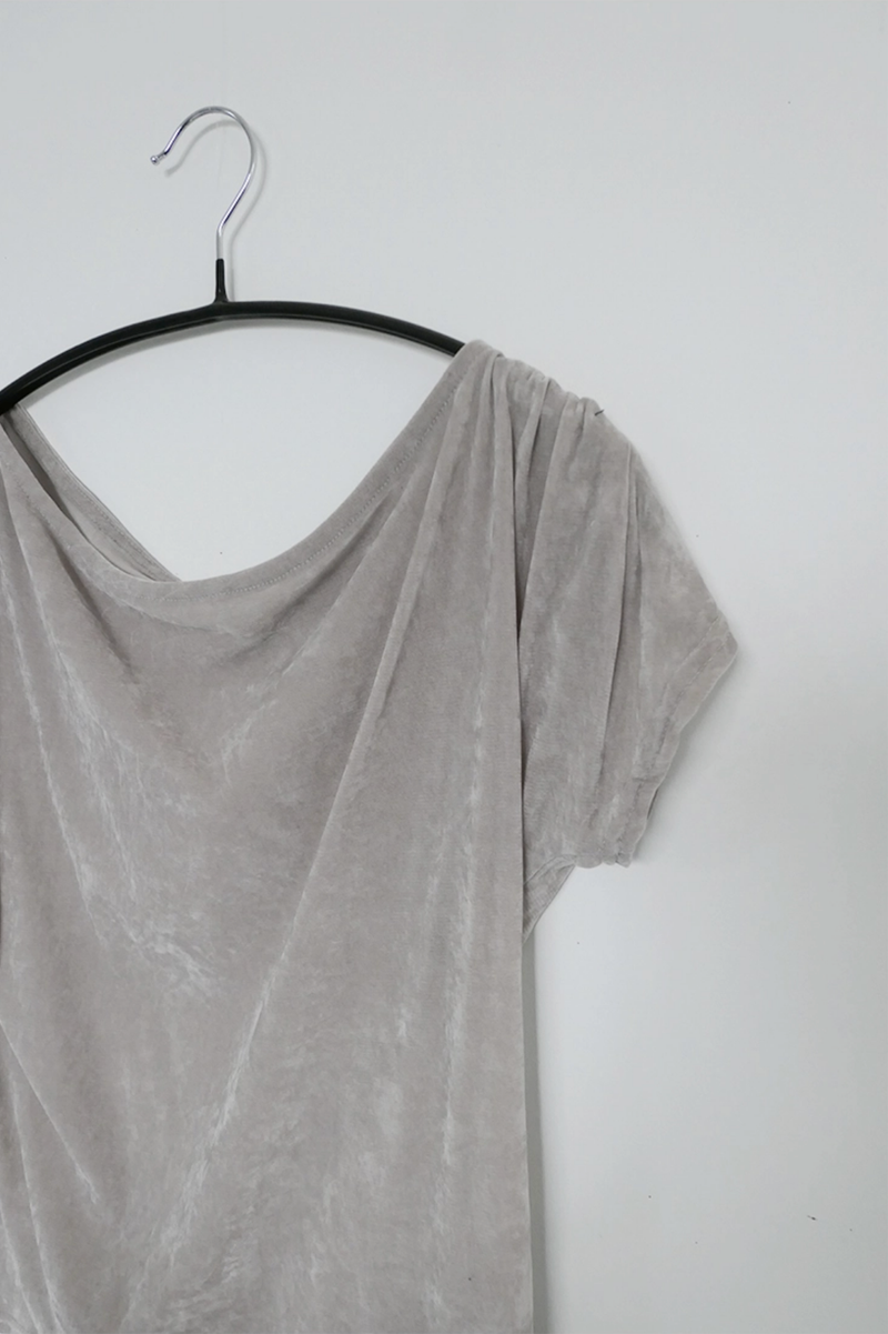 soft cowl neck T (2c)