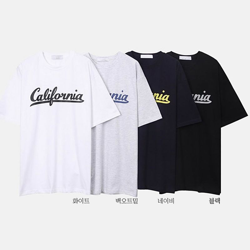 CALI PRINTING LOOSEFIT T-SHIRTS