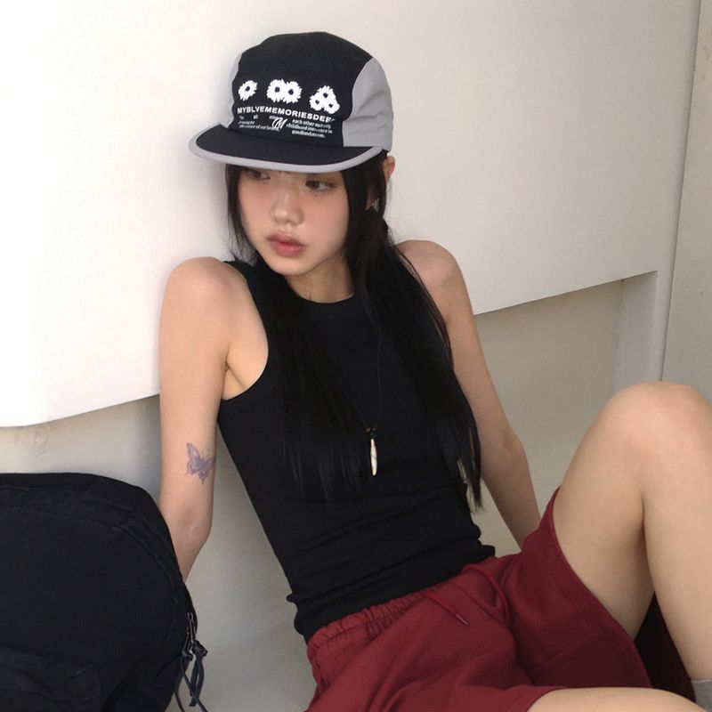 Maben Flower Coloring Nylon Camp Cap Ball Cap