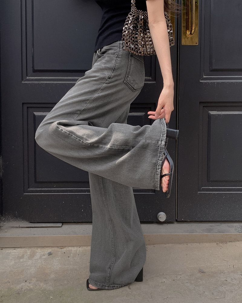 イェールドリネンデニムパンツ