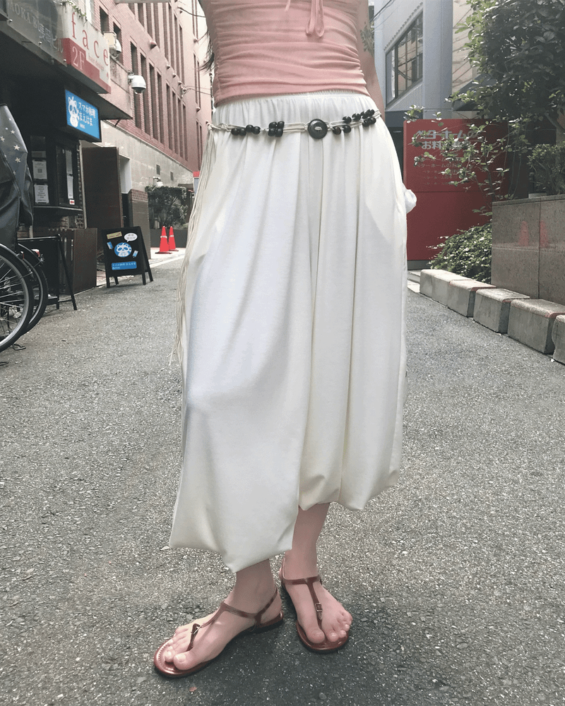GUSTA（グスタ）の「マシュマロマキシフローアラジンジョガーパンツ（パンツ）」
