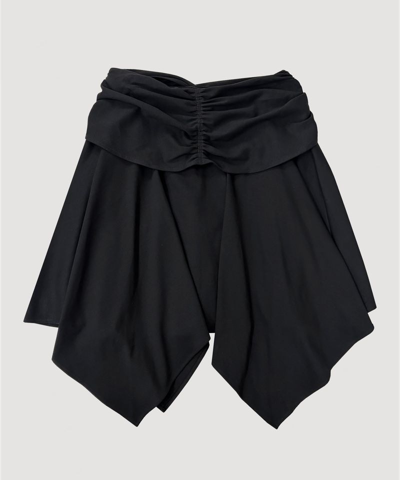 ASYMMETRIC DRAPE SKIRT
