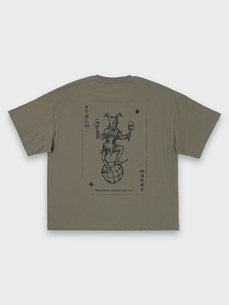 stockholm syndrome（ストックホルムシンドローム）の「ジョーカーTシャツ - カーキ（トップス）」