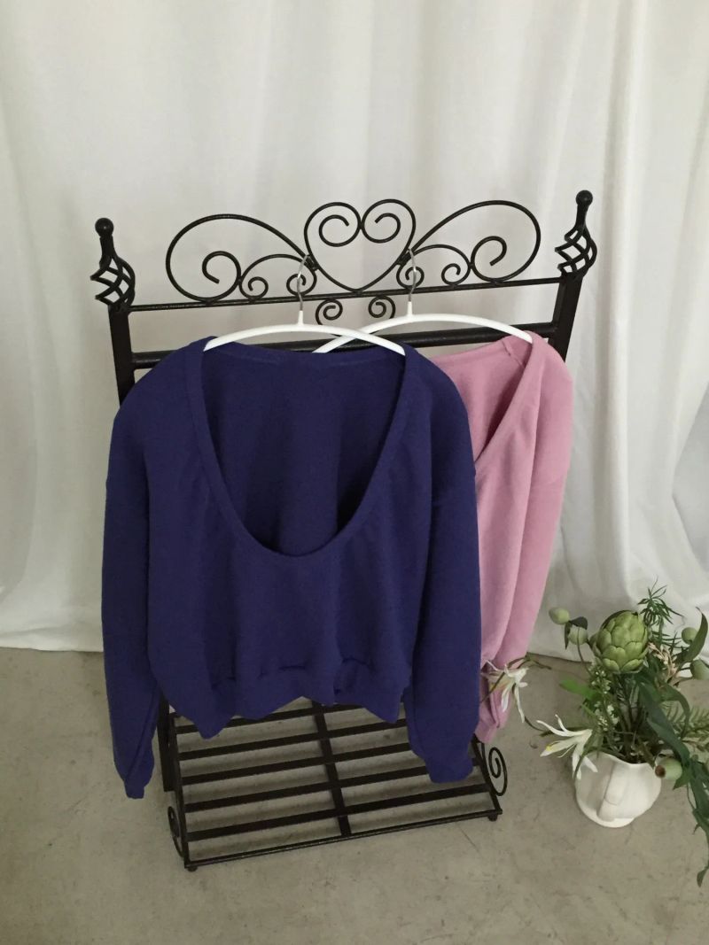 Deep U-Neck Sweatshirt