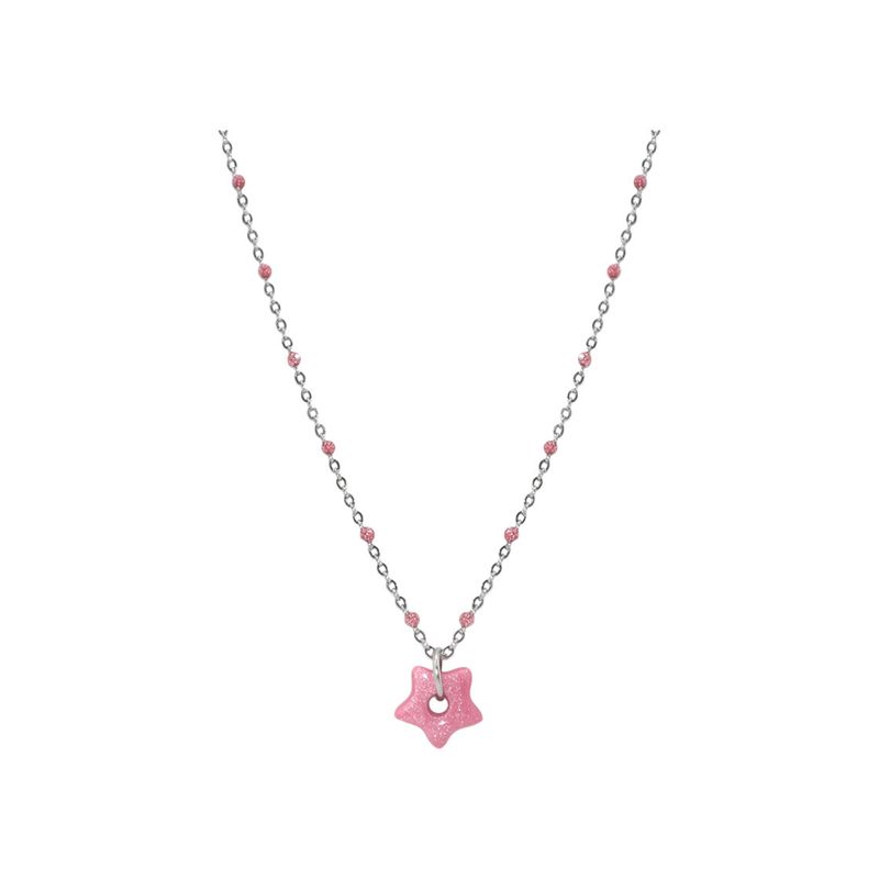 gleameep（グリームイープ）の「グリーミングタイニースターネックレス [pink]（アクセサリー）」