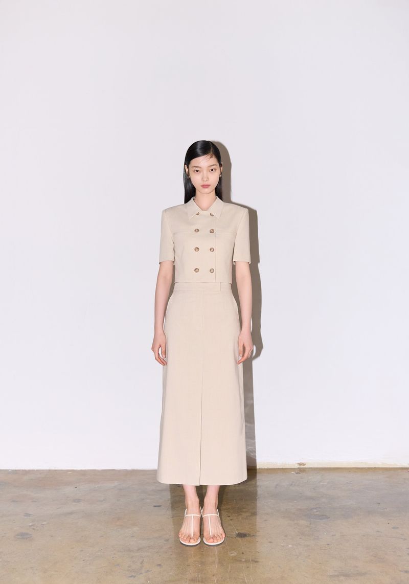 NO.27 SKIRT - BEIGE