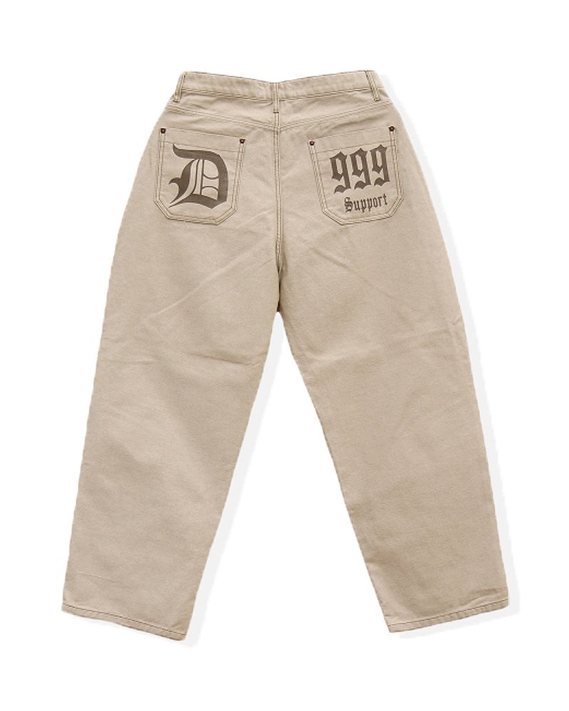 Prime nine wide denim pants