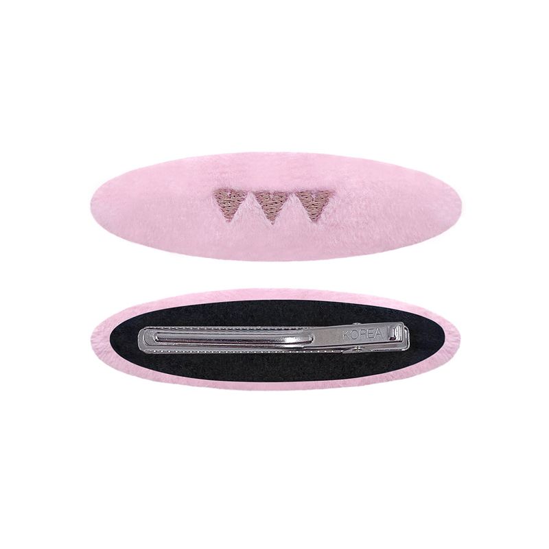 [SET] Logo Velvet Hairpin