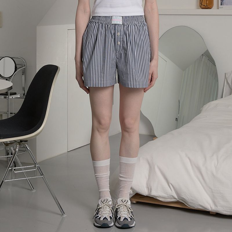 Stripe boxer shorts
