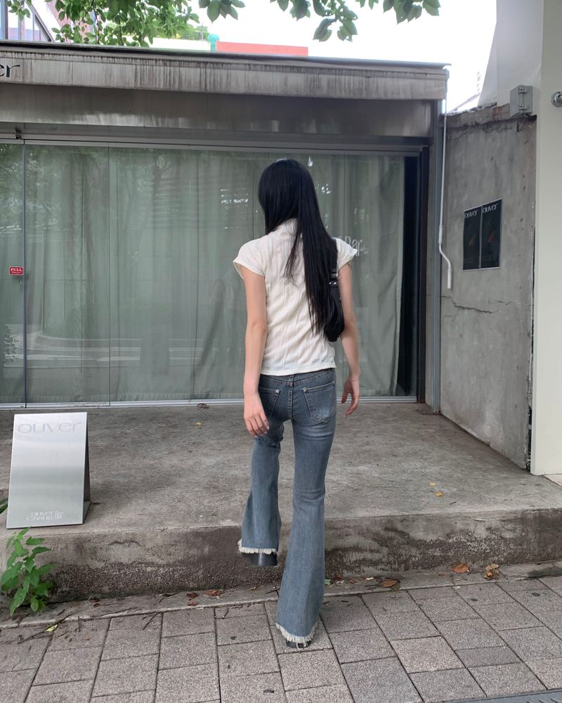 グラブブーツカットパンツ