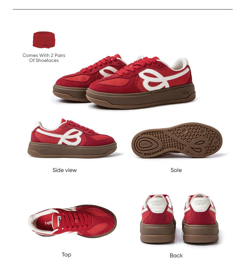 HBD Summer Breathable 5CM Elevated Retro German Training Shoes