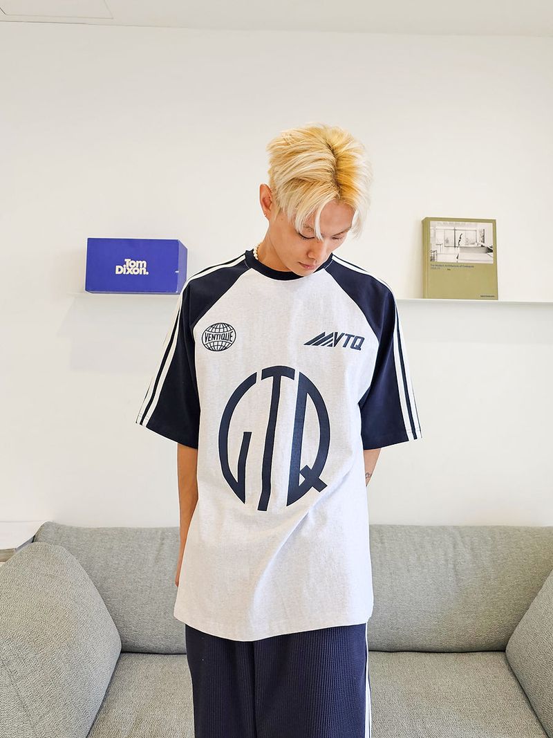 VENTIQUE Raglan Coloring T-shirt 3color