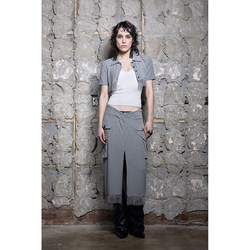 FRINGE CROP POLO